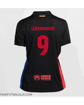 Barcelona Robert Lewandowski #9 Tricou Fotbal Replică 2024-25 Femei Deplasare